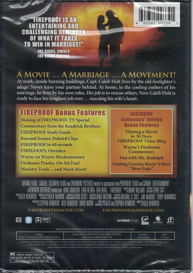 Fireproof DVD - Image 2