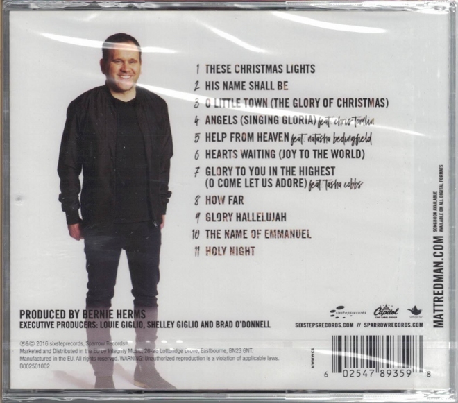 These Christmas Lights CD, Matt Redman - Image 2