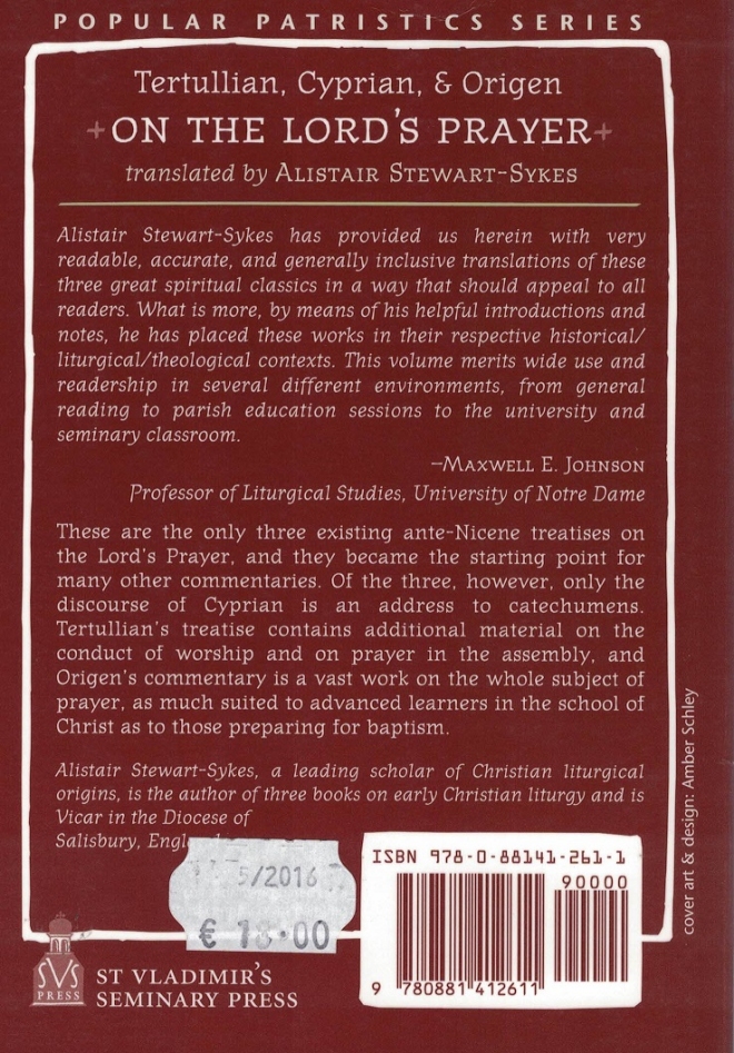 On the Lord's Prayer, Paperback - Image 2