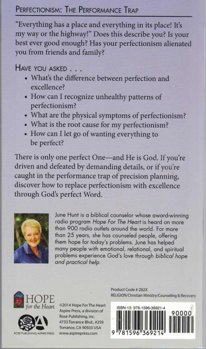Perfectionism The Performance Trap, Paperback - Image 2