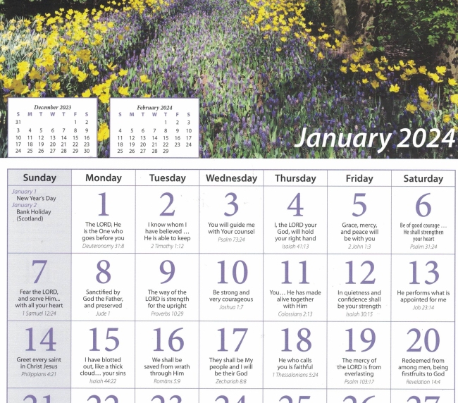 Gospel Gems Calendar 2024